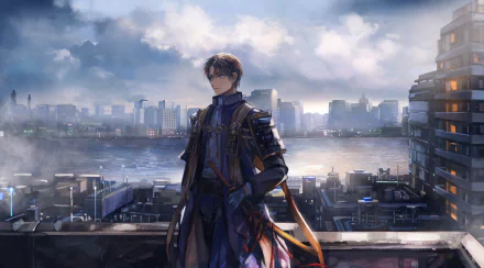 Heshikiri Hasebe Anime Touken Ranbu HD Desktop Wallpaper | Background Image