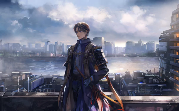 Heshikiri Hasebe Anime Touken Ranbu HD Desktop Wallpaper | Background Image