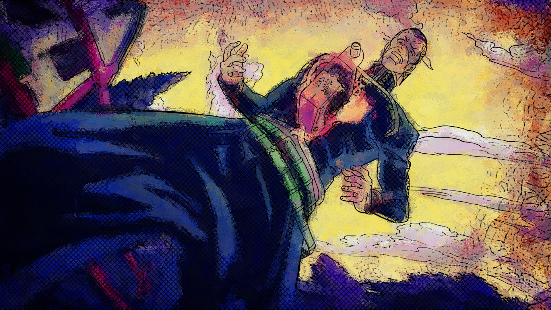 Download The Lock (Jojo's Bizarre Adventure) Okuyasu Nijimura Anime Jojo's Bizarre Adventure HD Wallpaper by Terumi Nishii