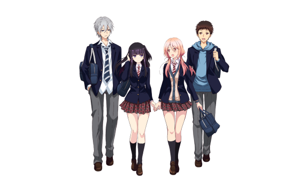 Anime Netsuzou TRap Hotaru Mizushina Yuma Okazaki Takeda Fujiwara HD Wallpaper | Background Image