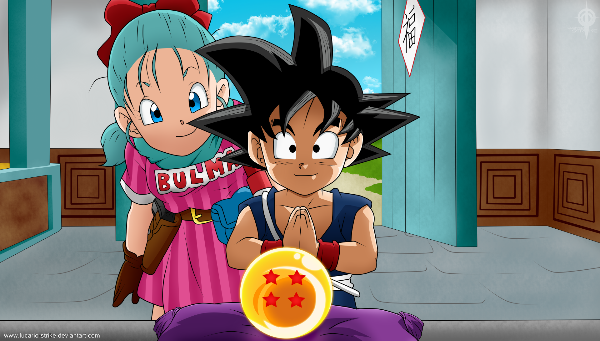 Download Bulma (Dragon Ball) Goku Anime Dragon Ball  4k Ultra HD Wallpaper by lucario-strike