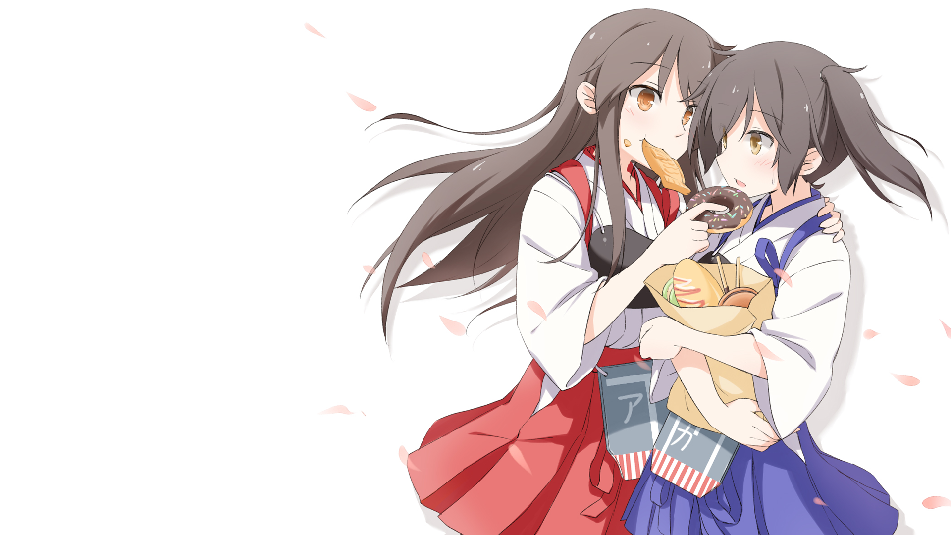 Download Akagi (Kancolle) Kaga (Kancolle) Anime Kantai Collection HD Wallpaper