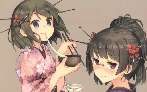 Maya (Kancolle) Choukai (Kancolle) Anime Kantai Collection HD Desktop Wallpaper | Background Image