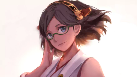 Kirishima (Kancolle) Anime Kantai Collection HD Desktop Wallpaper | Background Image