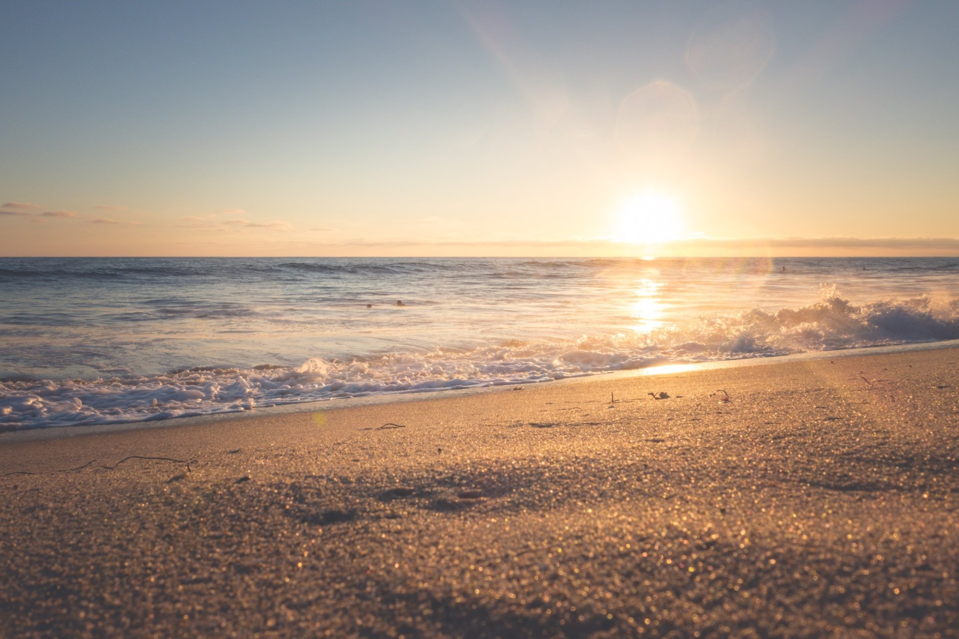 Download Horizon Ocean Nature Beach HD Wallpaper | 2000x1333 ...