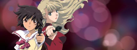 Kirika Yuumura Mireille Bouquet Anime Noir HD Desktop Wallpaper | Background Image