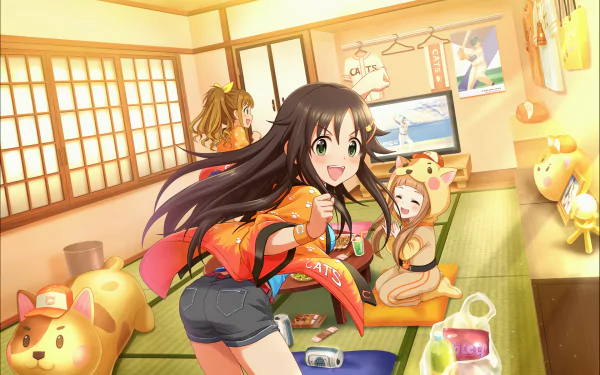 Hino Akane Nina Ichihara Yuki Himekawa Anime THE iDOLM@STER: Cinderella Girls Starlight Stage HD Desktop Wallpaper | Background Image