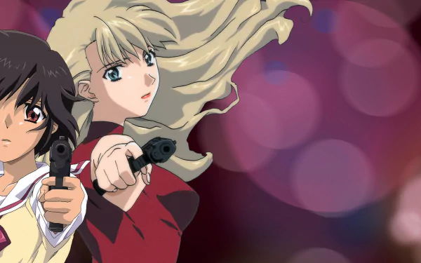 Kirika Yuumura Mireille Bouquet Anime Noir HD Desktop Wallpaper | Background Image