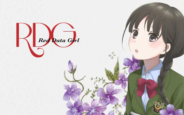 Izumiko Suzuhara Anime Red Data Girl HD Desktop Wallpaper | Background Image