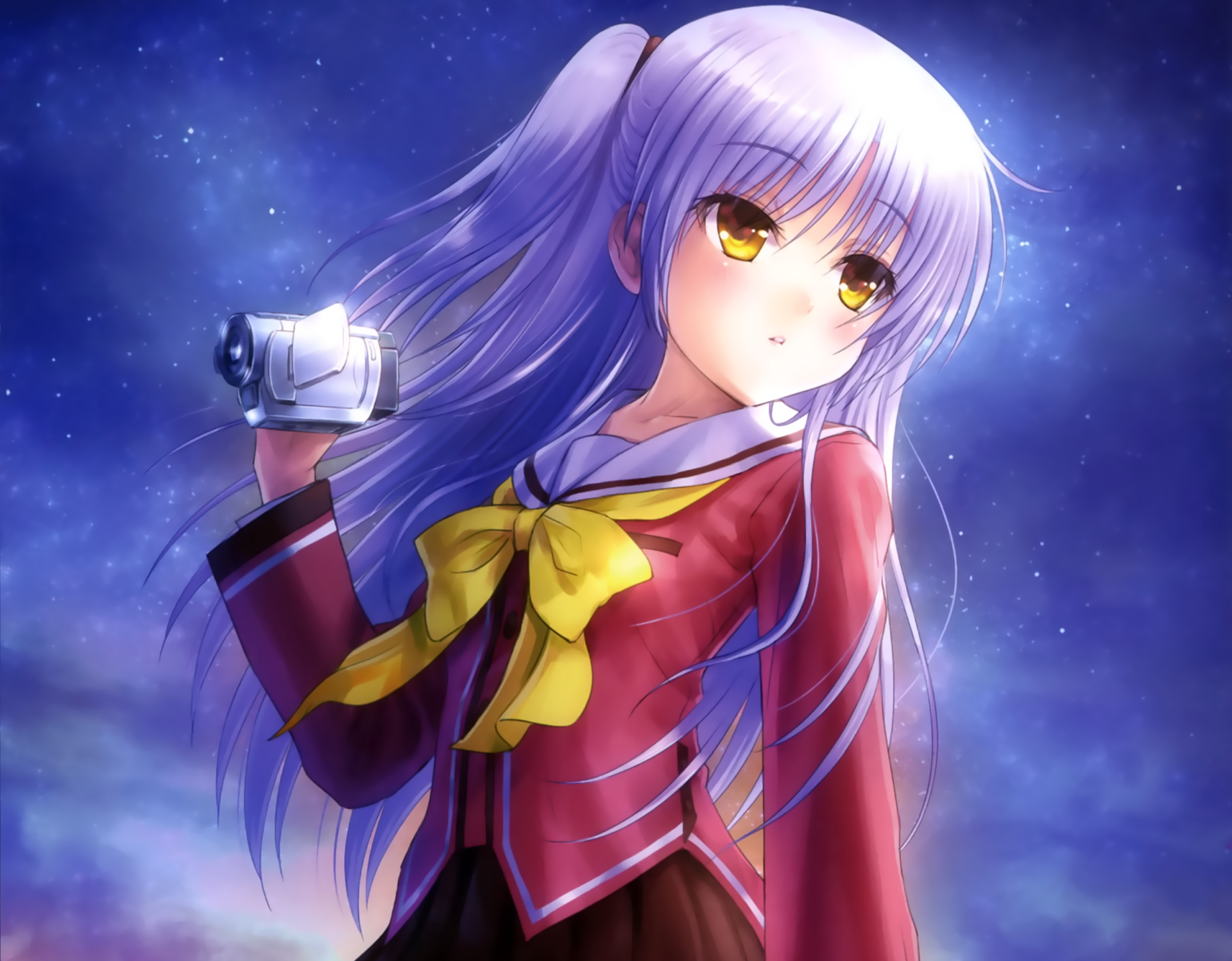 Charlotte x Angel Beats! Kanade HD Wallpaper by Goto-P