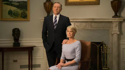 Robin Wright Kevin Spacey TV Show House Of Cards HD Desktop Wallpaper | Background Image
