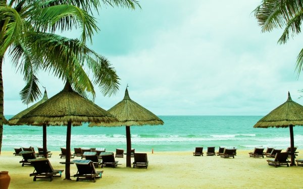 Photography Beach Tropical Chair Holiday HD Wallpaper | Background Image