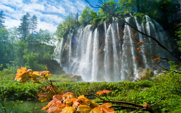  Plitvice Lakes Waterfall