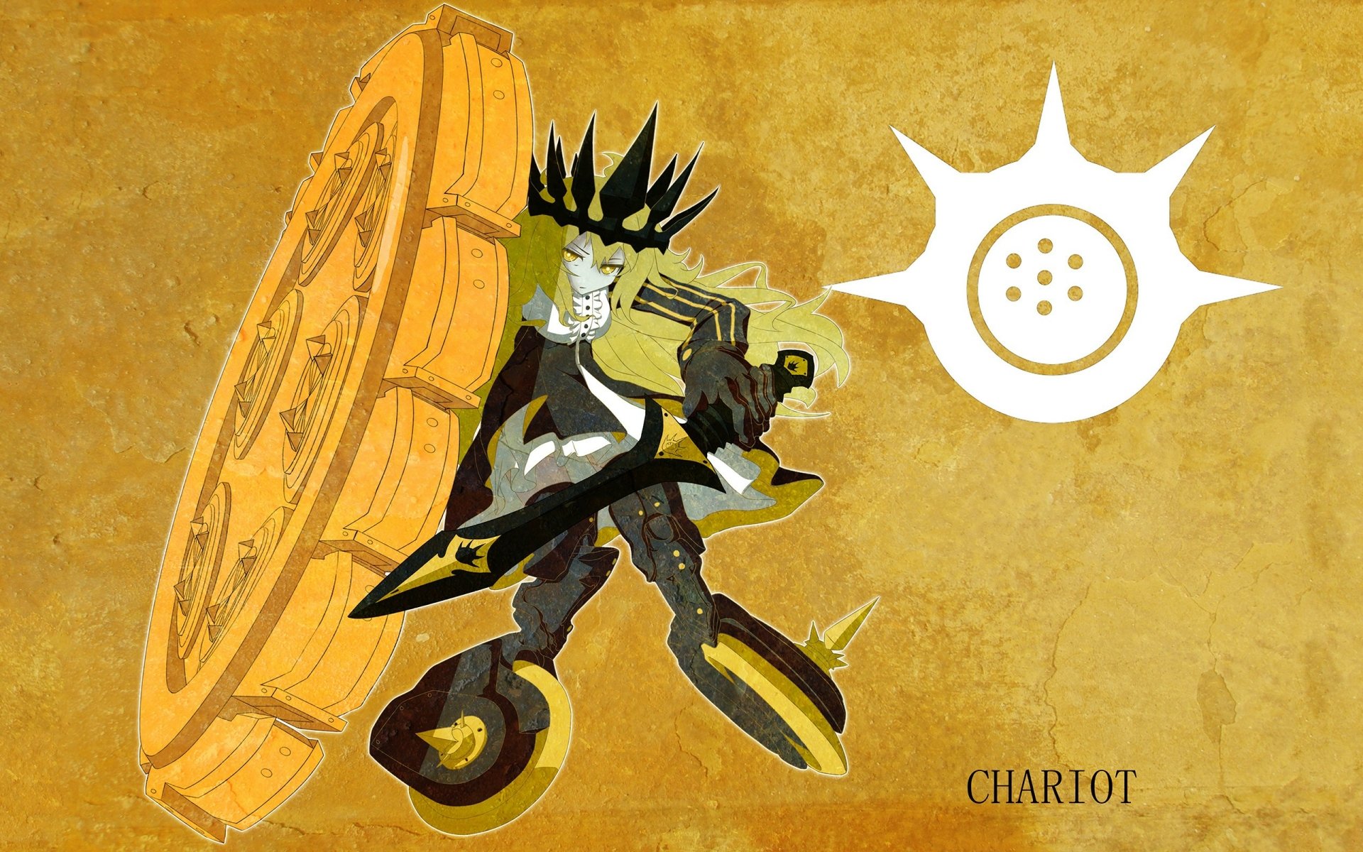 Download Chariot (Black Rock Shooter) Anime Black Rock Shooter HD Wallpaper