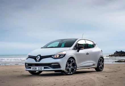 white car compact car car Renault vehicle Renault Clio HD Desktop Wallpaper | Background Image
