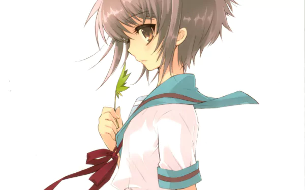 Yuki Nagato Anime The Melancholy of Haruhi Suzumiya HD Desktop Wallpaper | Background Image