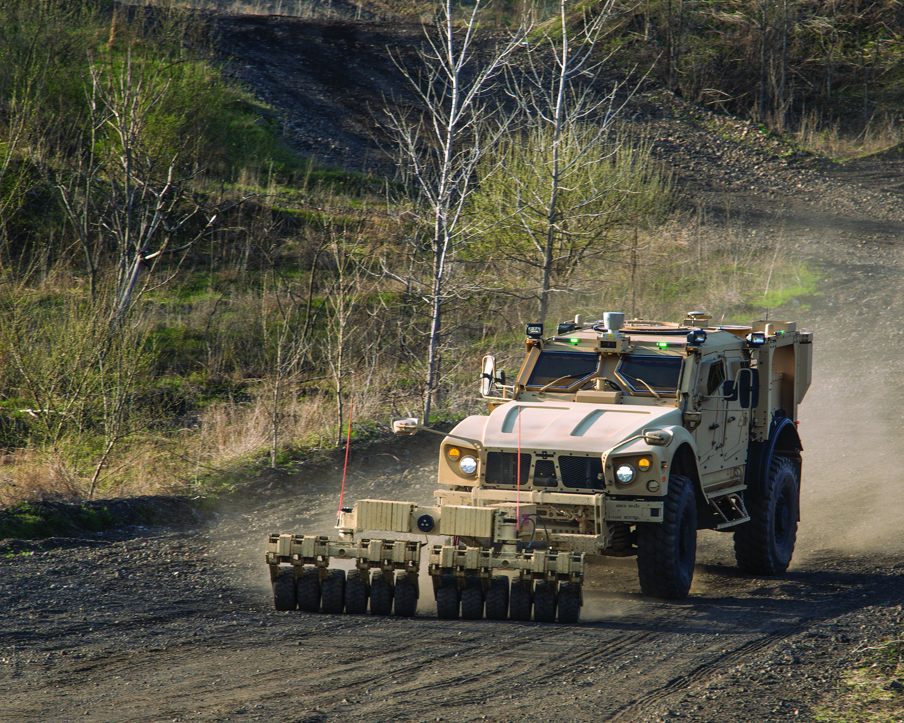 Oshkosh Defense M-ATV Unmanned Vehicle withTerraMax by Oshkosh Defense