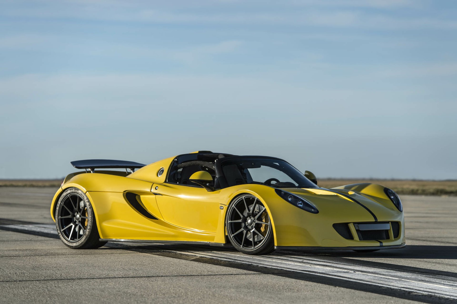 Download Car Supercar Hennessey Venom GT Vehicle Hennessey Venom GT Spyder HD Wallpaper