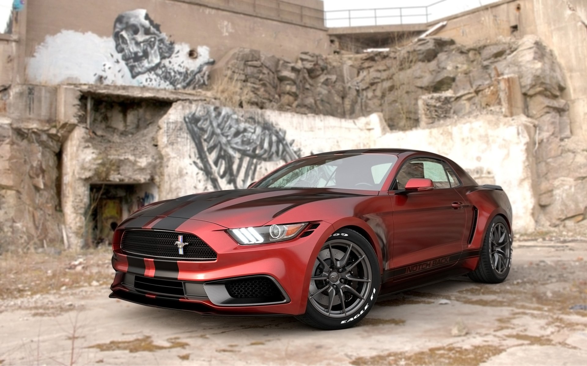 Download Muscle Car Ford Car Ford Mustang NotchBack Vehicle Ford Mustang HD Wallpaper