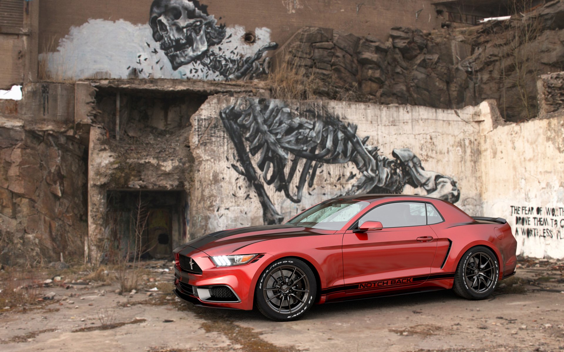 Download Muscle Car Ford Car Ford Mustang NotchBack Vehicle Ford Mustang HD Wallpaper