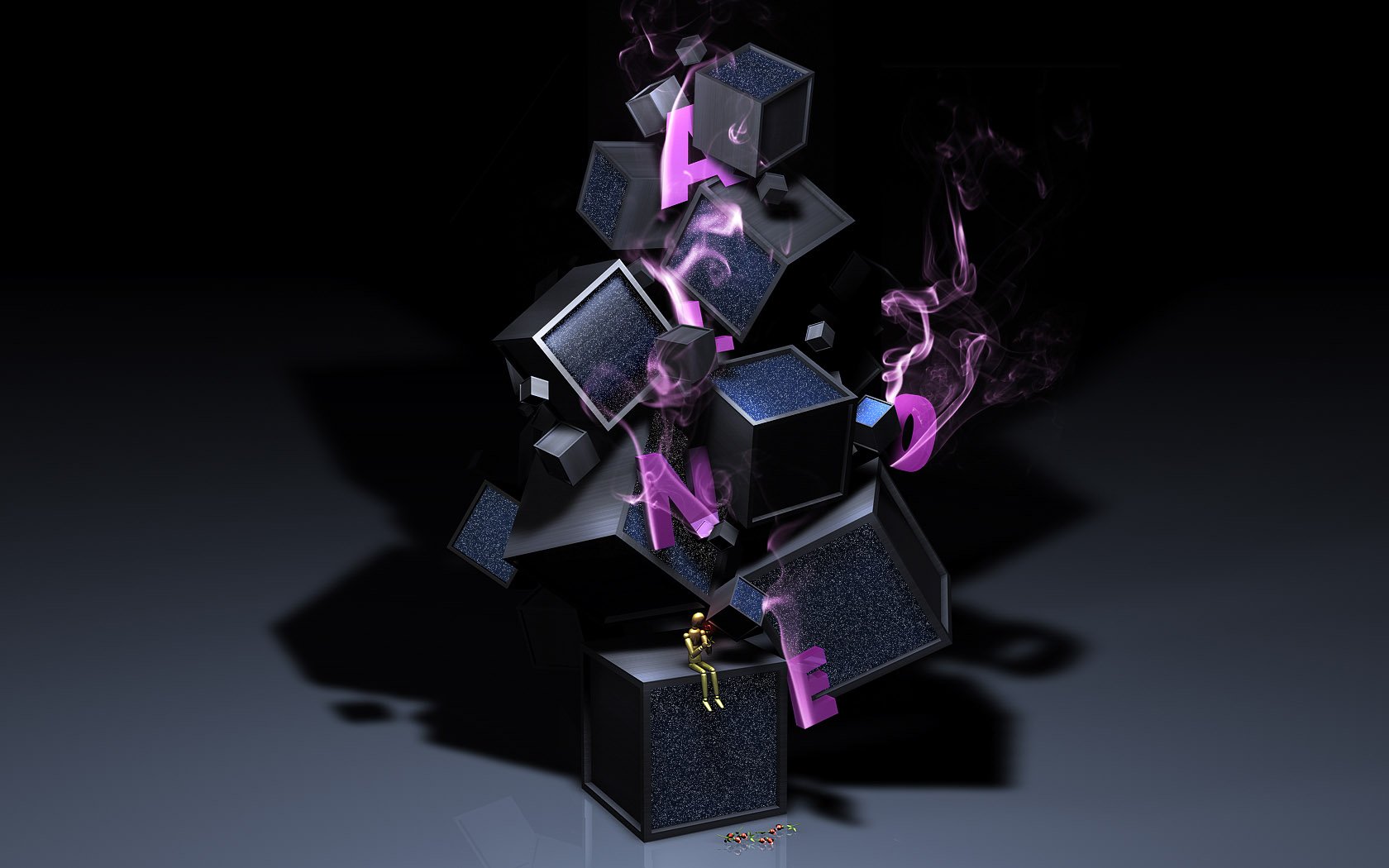 Download Cube Abstract 3D Wallpaper