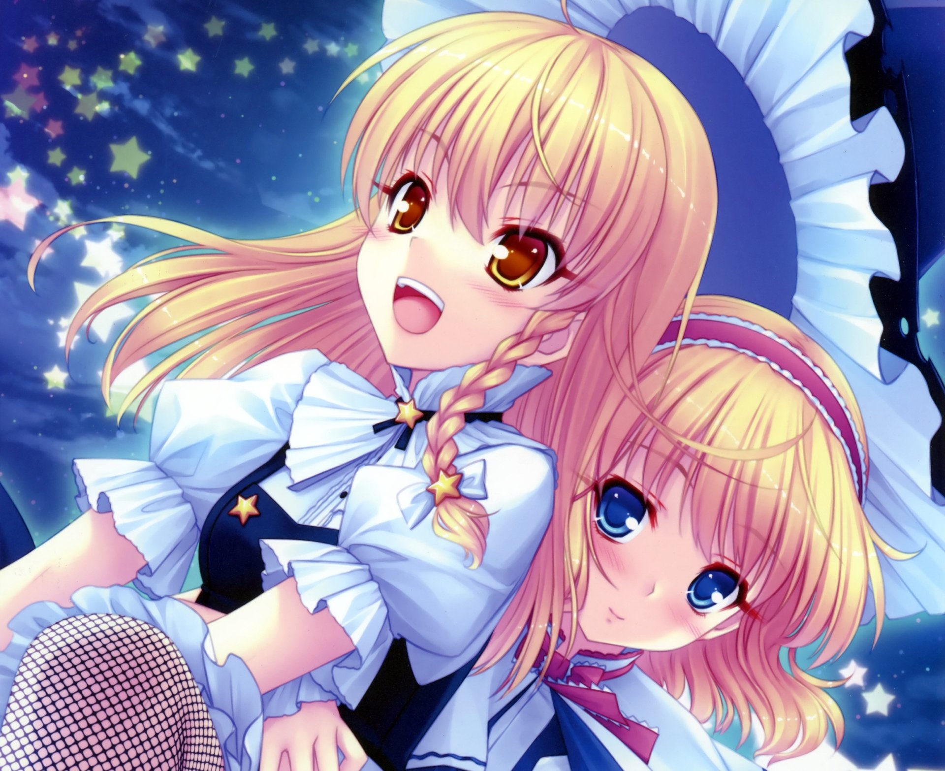 Download Marisa Kirisame Alice Margatroid Anime Touhou HD Wallpaper by sayori