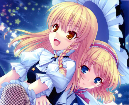 Marisa Kirisame Alice Margatroid Anime Touhou HD Desktop Wallpaper | Background Image