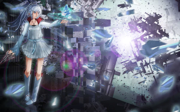 Weiss Schnee Anime RWBY HD Desktop Wallpaper | Background Image
