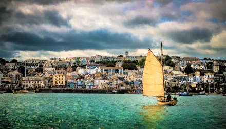  View of Cornwall, England
