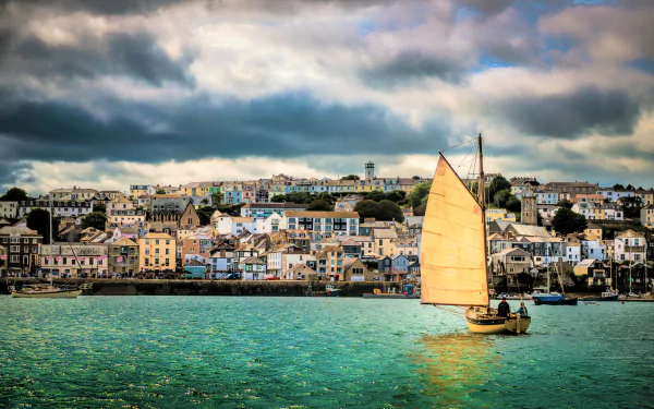  View of Cornwall, England