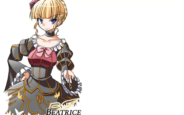 Beatrice (Umineko no Naku Koro ni) Anime Umineko: When They Cry HD Desktop Wallpaper | Background Image