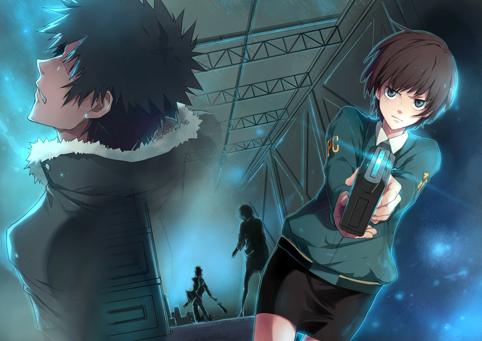 Download Skirt Shinya Kogami Akane Tsunemori Anime Psycho-Pass HD Wallpaper