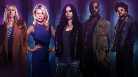 Rachael Taylor Mike Colter Krysten Ritter TV Show Jessica Jones HD Desktop Wallpaper | Background Image