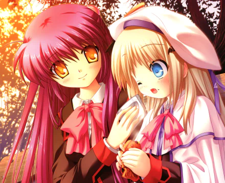 Kudryavka Noumi Kanata Futaki Anime Little Busters! HD Desktop Wallpaper | Background Image