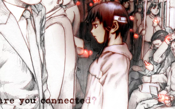 Lain Iwakura Anime Serial Experiments Lain HD Desktop Wallpaper | Background Image
