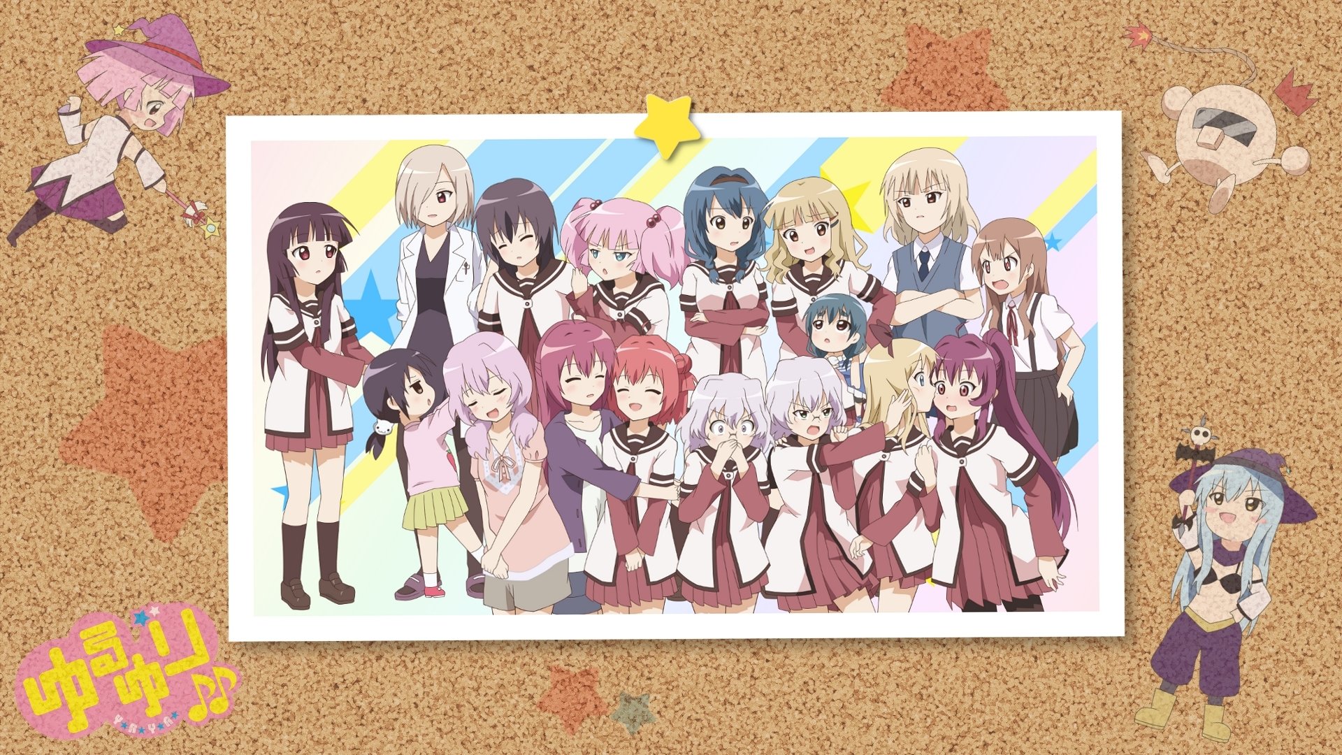 Download Anime YuruYuri HD Wallpaper