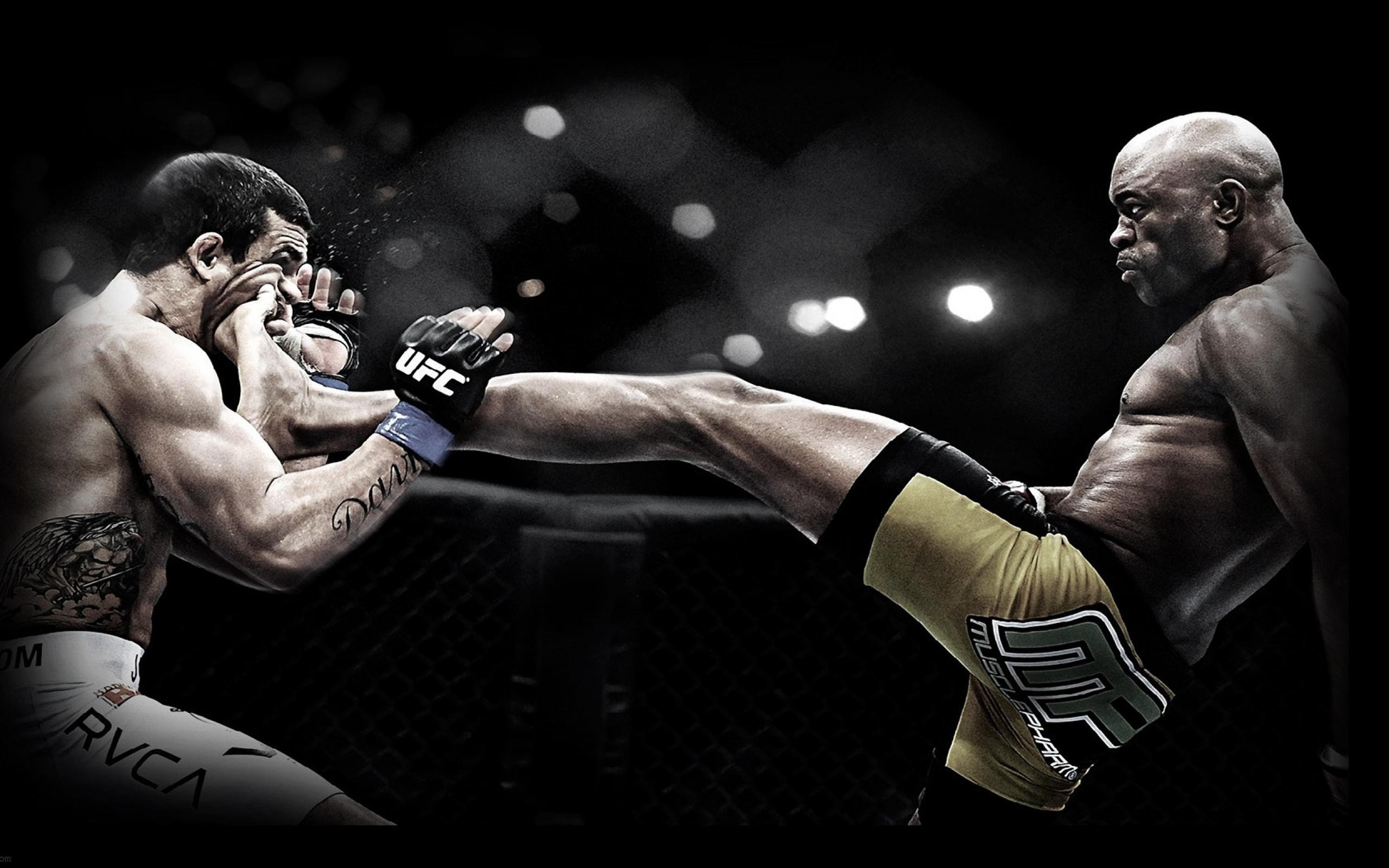 Anderson Silva UFC Action HD Sports Wallpaper
