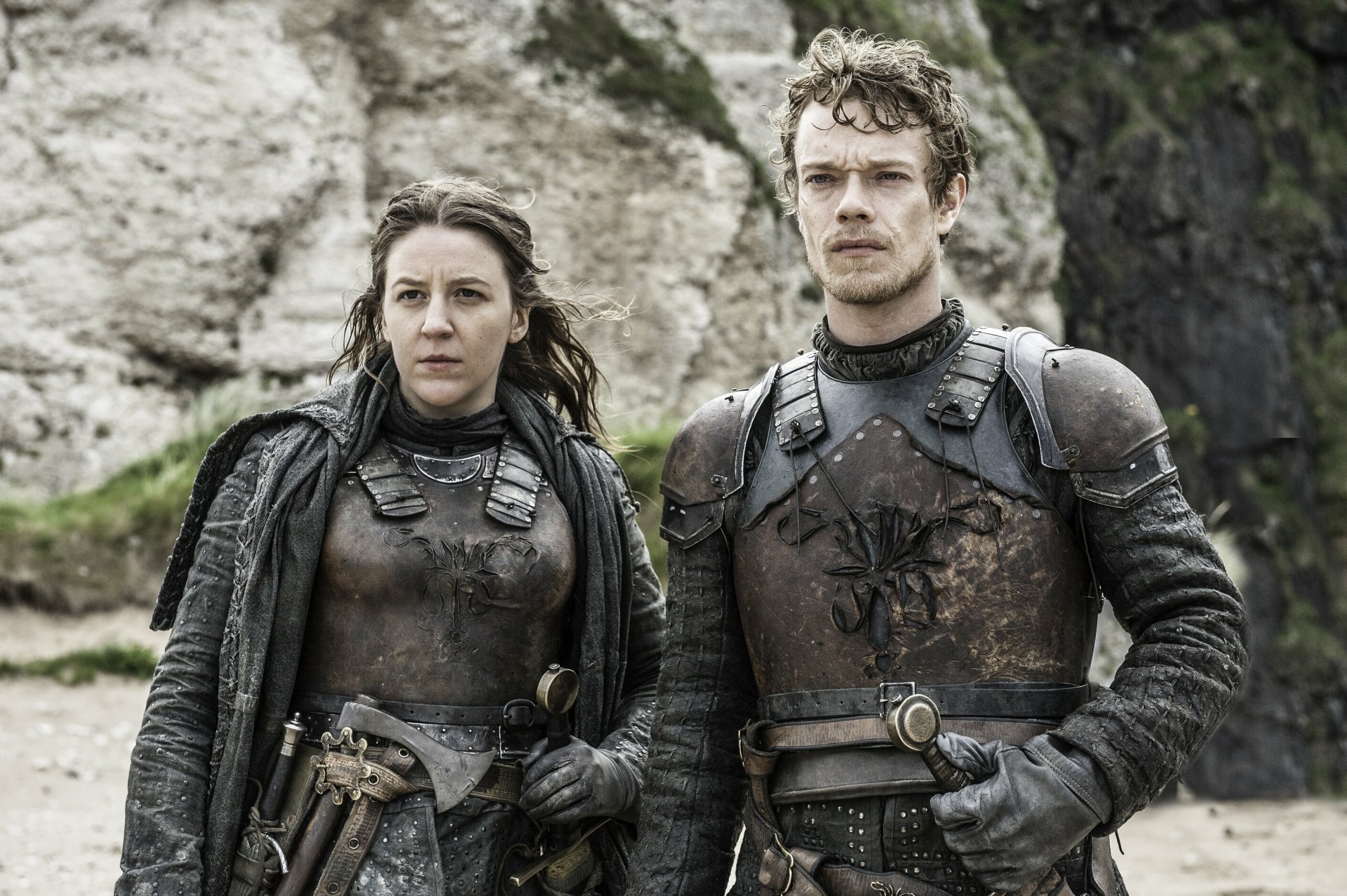 Download Gemma Whelan Yara Greyjoy Alfie Allen Theon Greyjoy TV Show ...