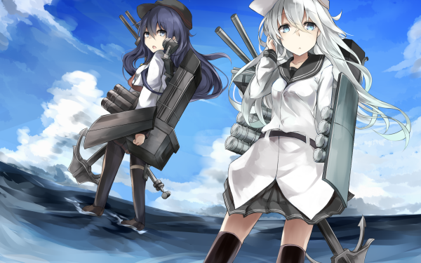Anime Kantai Collection Hibiki Akatsuki HD Wallpaper | Background Image