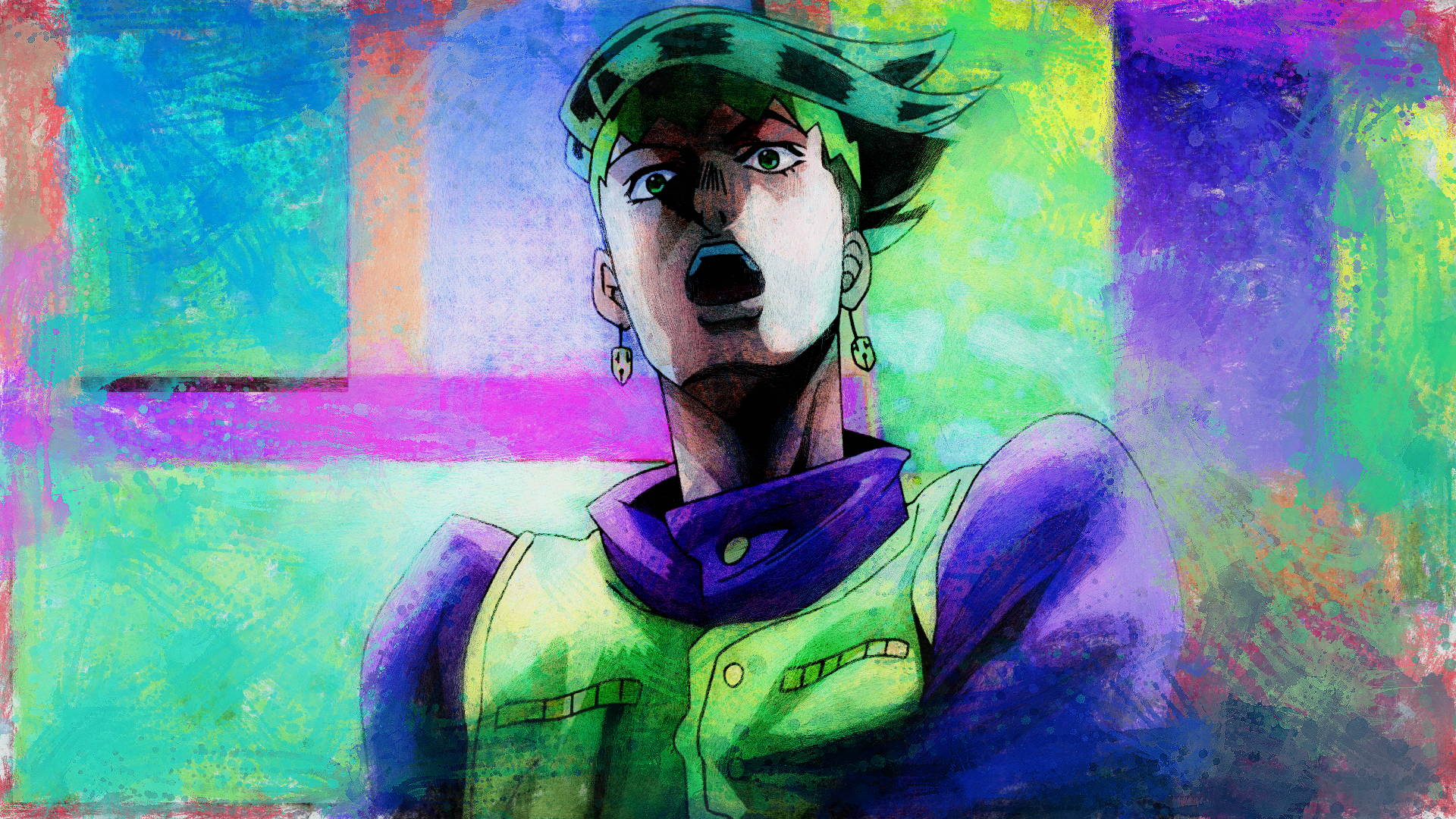 Anime Jojo's Bizarre Adventure HD Wallpaper by Terumi Nishii