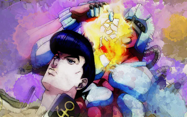 Crazy Diamond (Jojo's Bizarre Adventure) Josuke Higashikata Anime Jojo's Bizarre Adventure HD Desktop Wallpaper | Background Image