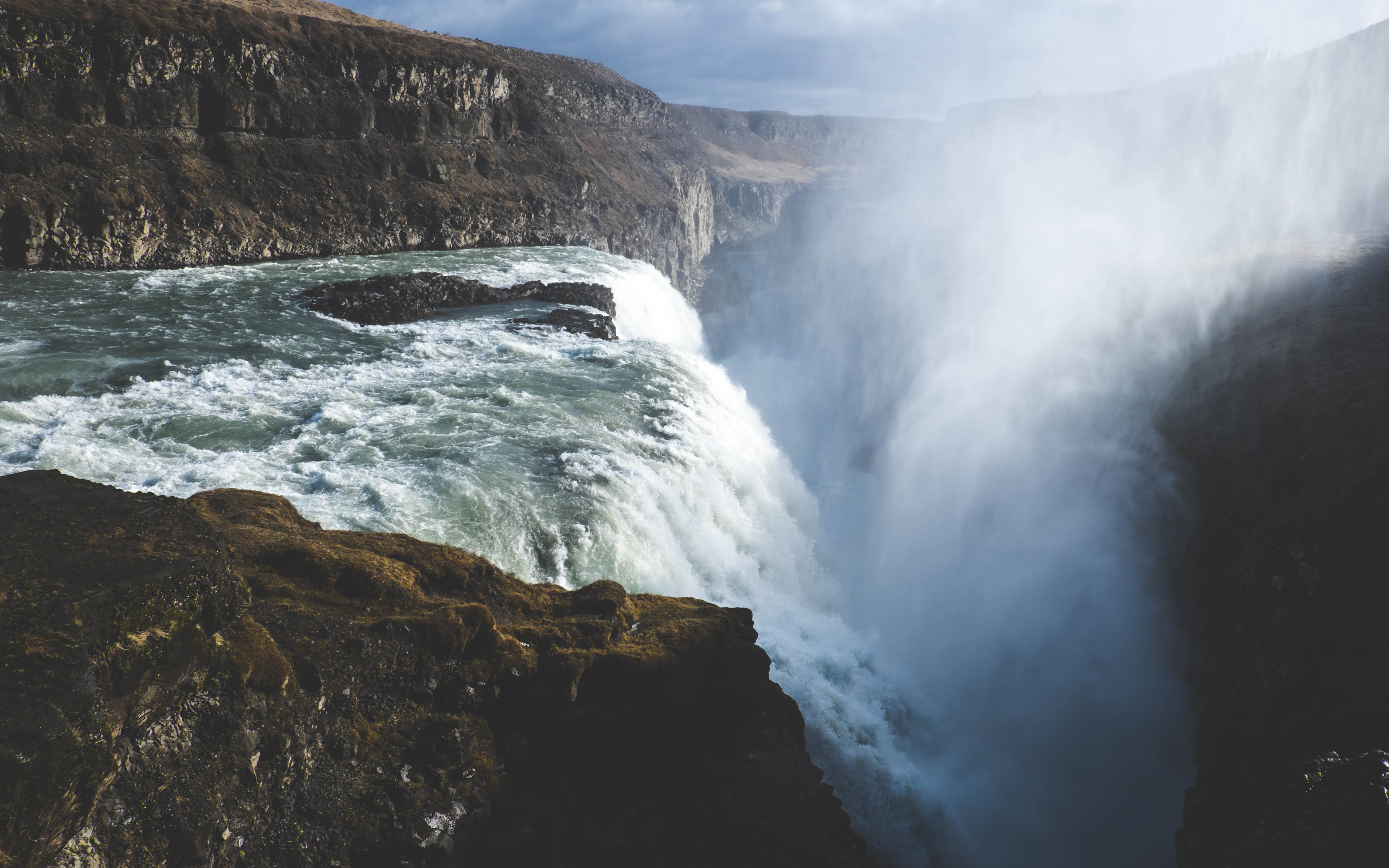 Download River Nature Waterfall 4k Ultra HD Wallpaper