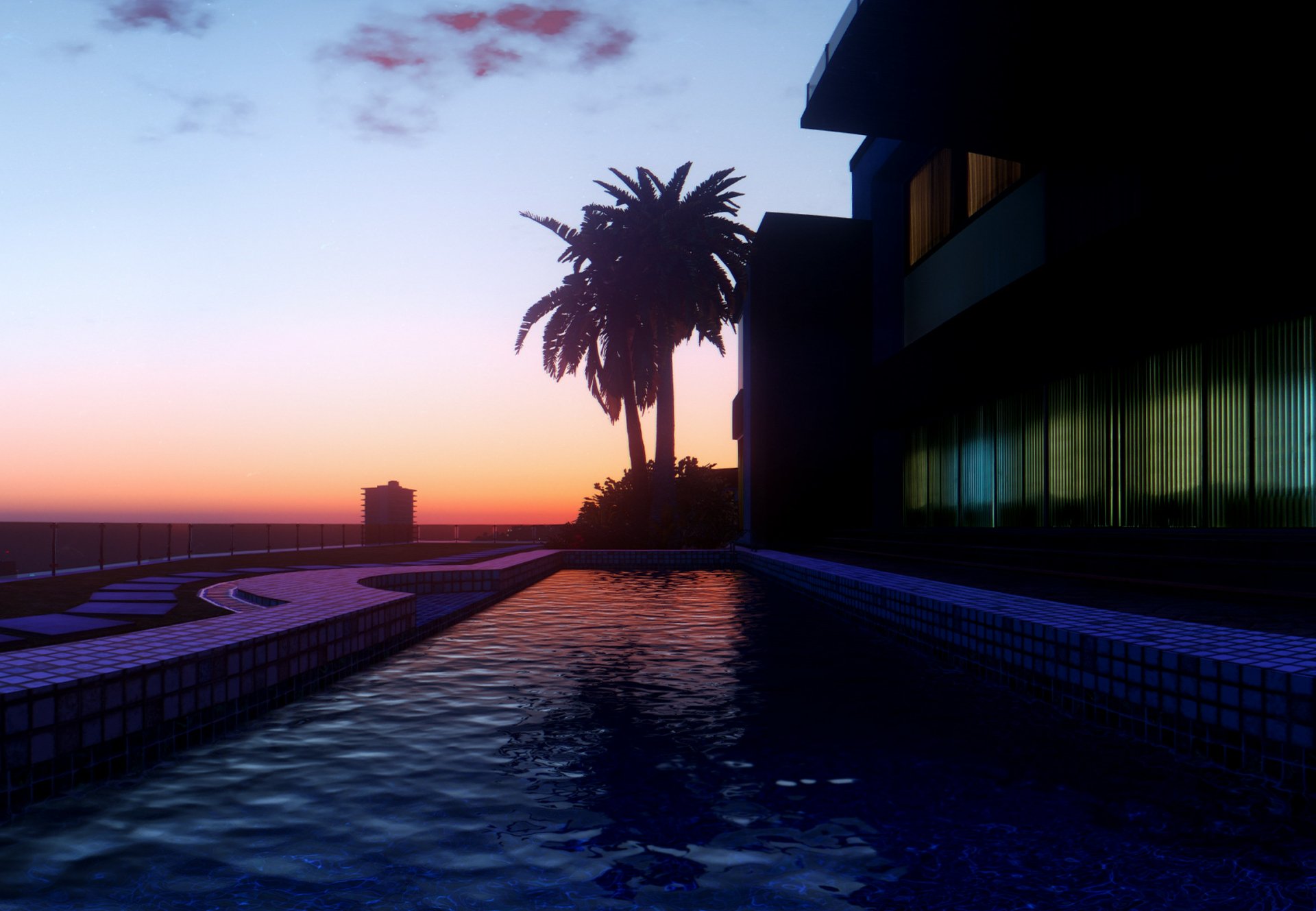 Download Palm Tree Video Game Grand Theft Auto V Tree HD Wallpaper