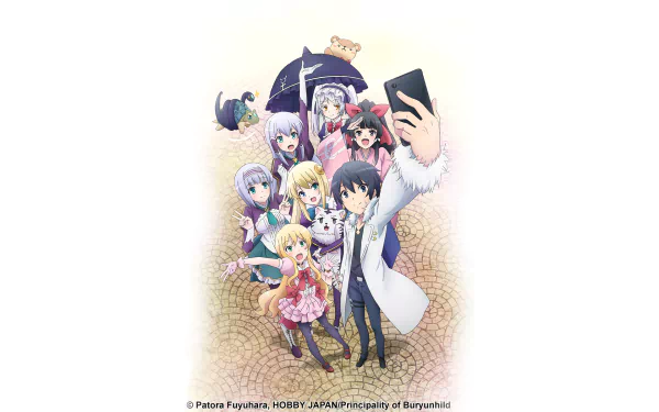 Sushie Urnea Ortlinde Leen (In Another World With My Smartphone) Linze Silhoueska Yumina Urnea Belfast Touya Mochizuki Yae Kokonoe Elze Silhoueska Anime In Another World With My Smartphone HD Desktop Wallpaper | Background Image