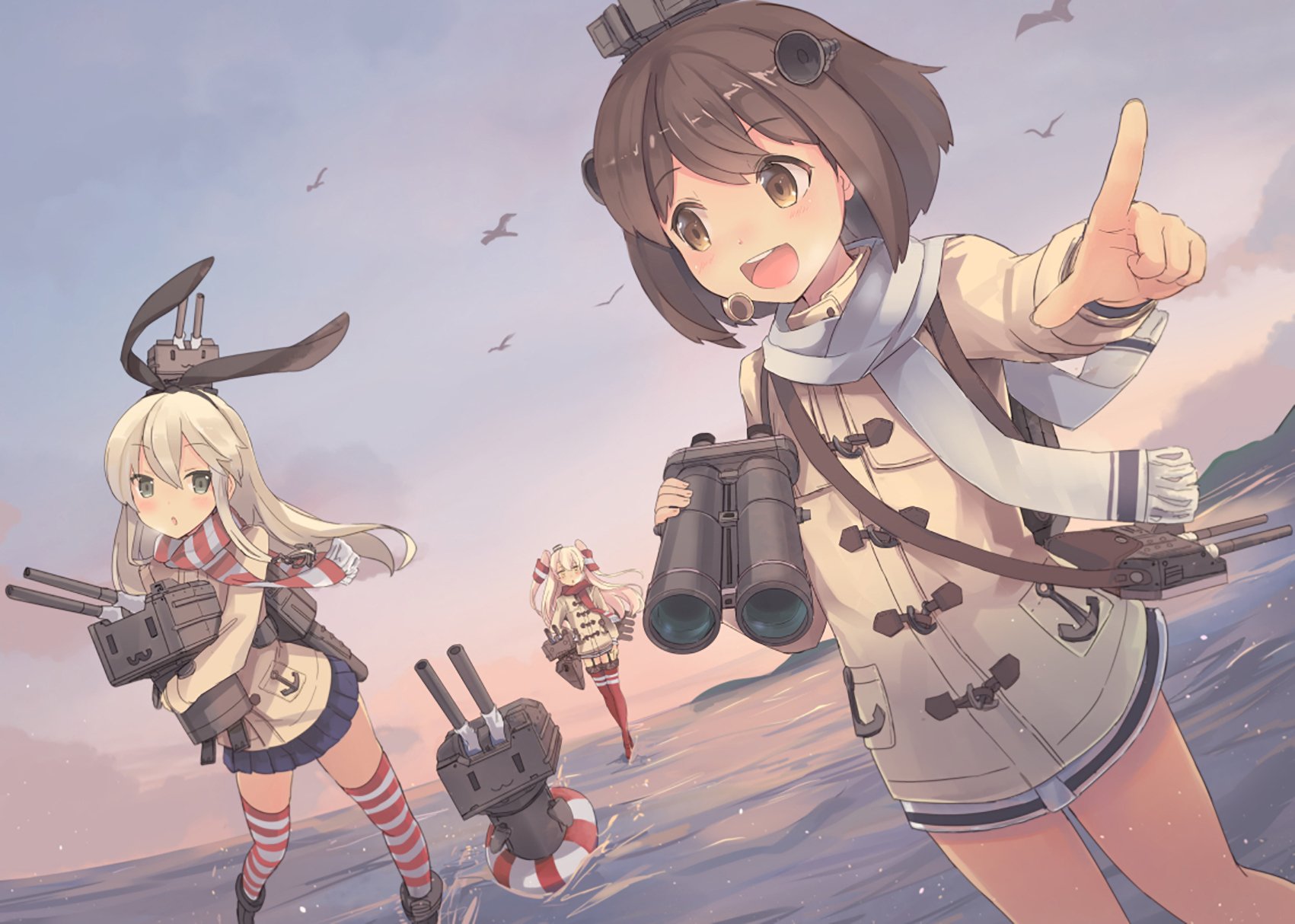 Download Amatsukaze Kancolle Shimakaze Kancolle Yukikaze Kancolle Anime Kantai Collection 