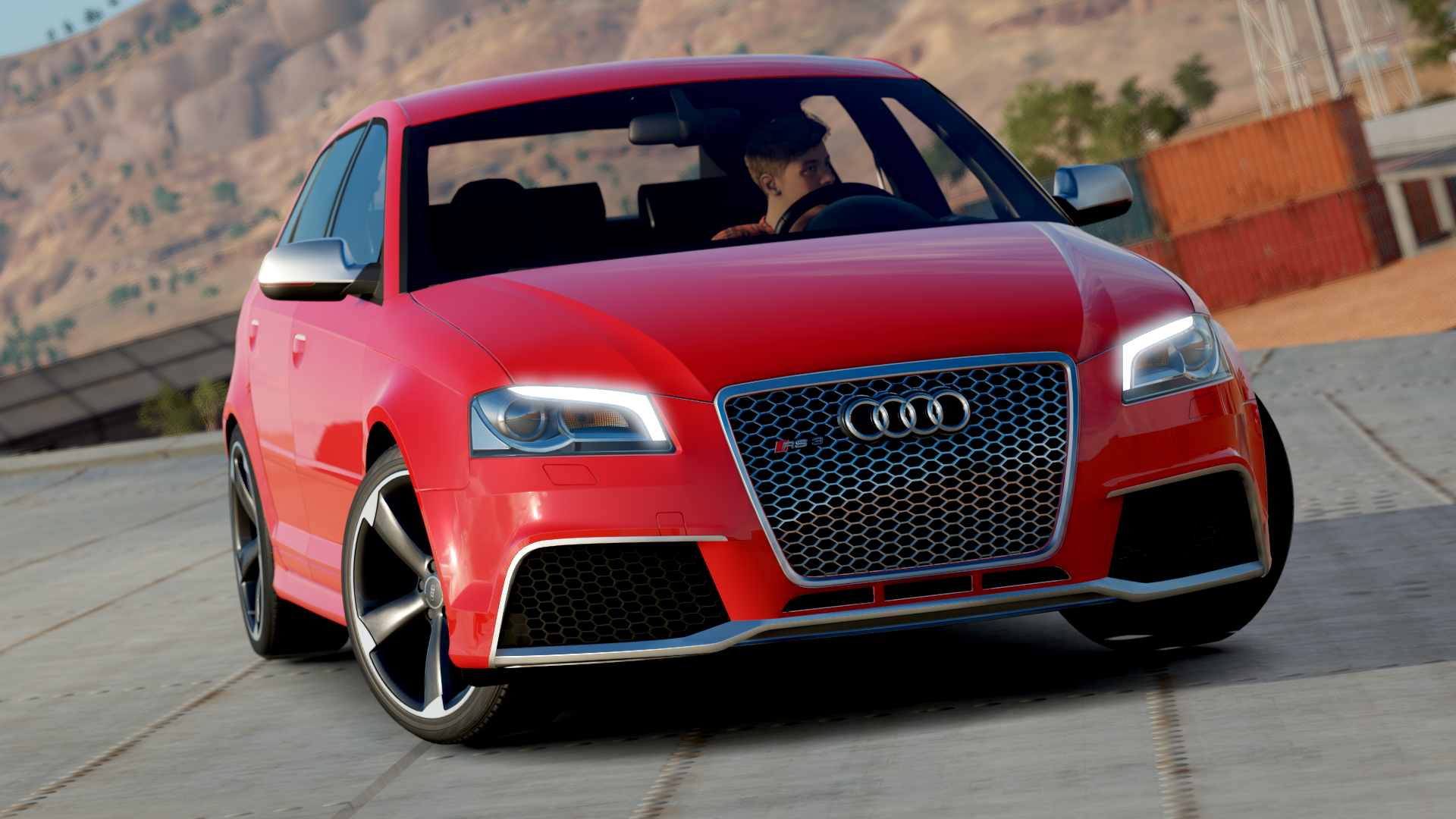 Download Audi RS3 Sportback Audi Video Game Forza Horizon 3 HD Wallpaper