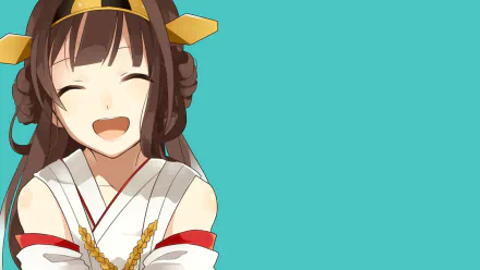 Kongou (Kancolle) Anime Kantai Collection HD Desktop Wallpaper | Background Image