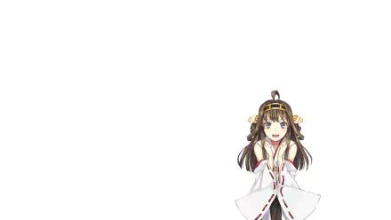 Kongou (Kancolle) Anime Kantai Collection HD Desktop Wallpaper | Background Image