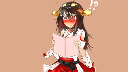 Haruna (Kancolle) Anime Kantai Collection HD Desktop Wallpaper | Background Image