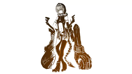 Strength (Black Rock Shooter) Anime Black Rock Shooter HD Desktop Wallpaper | Background Image